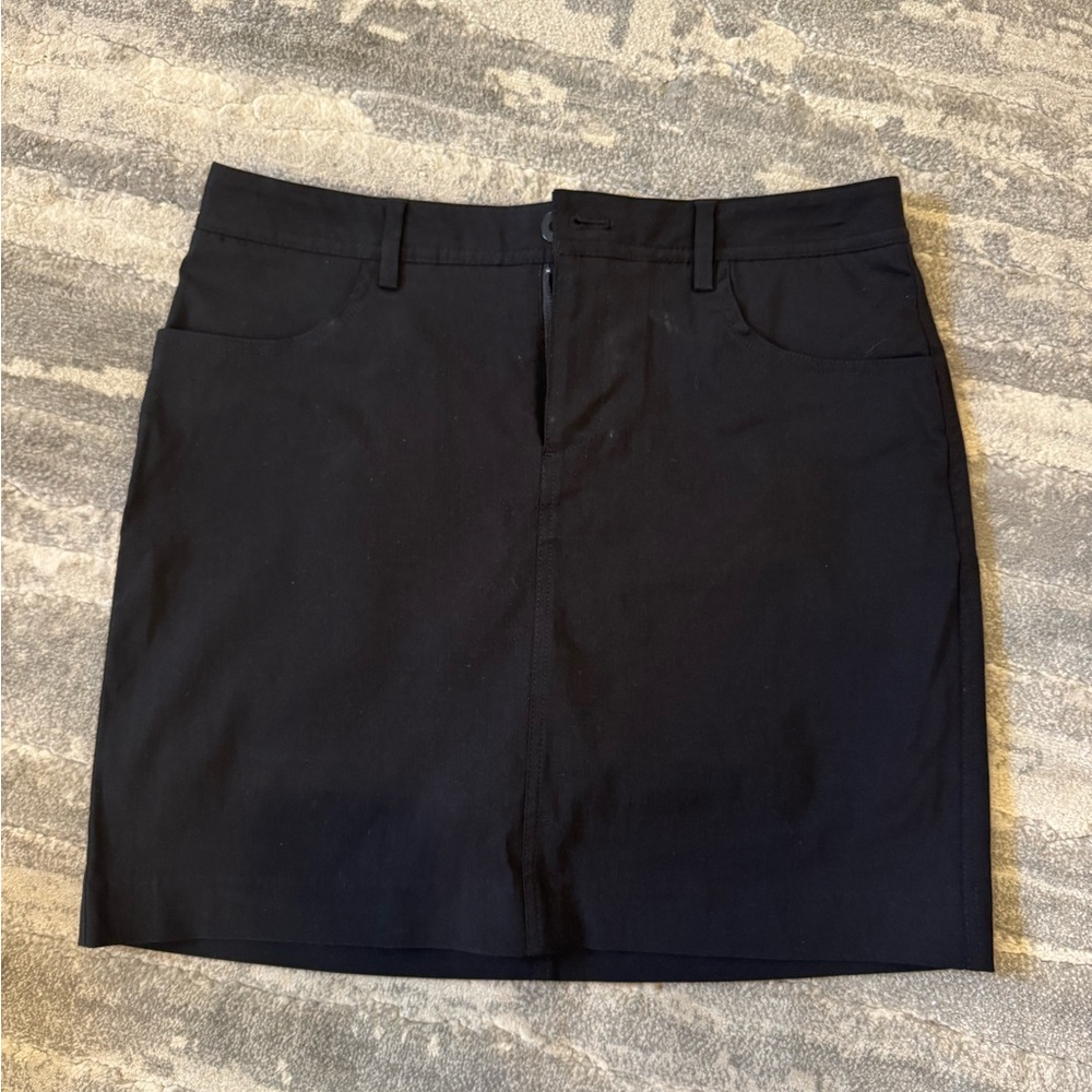 Mario Serrani Black Pencil Skirt